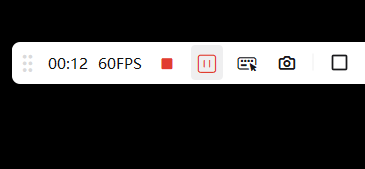 暂停 PixPin 屏幕录制 GIF