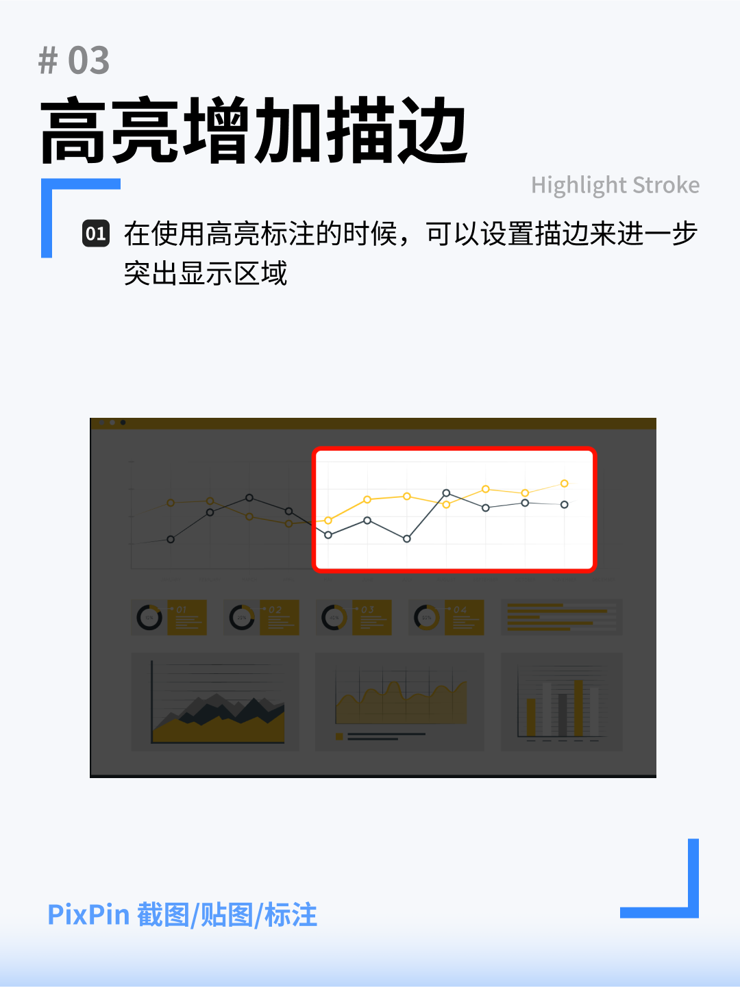 高亮增加描边